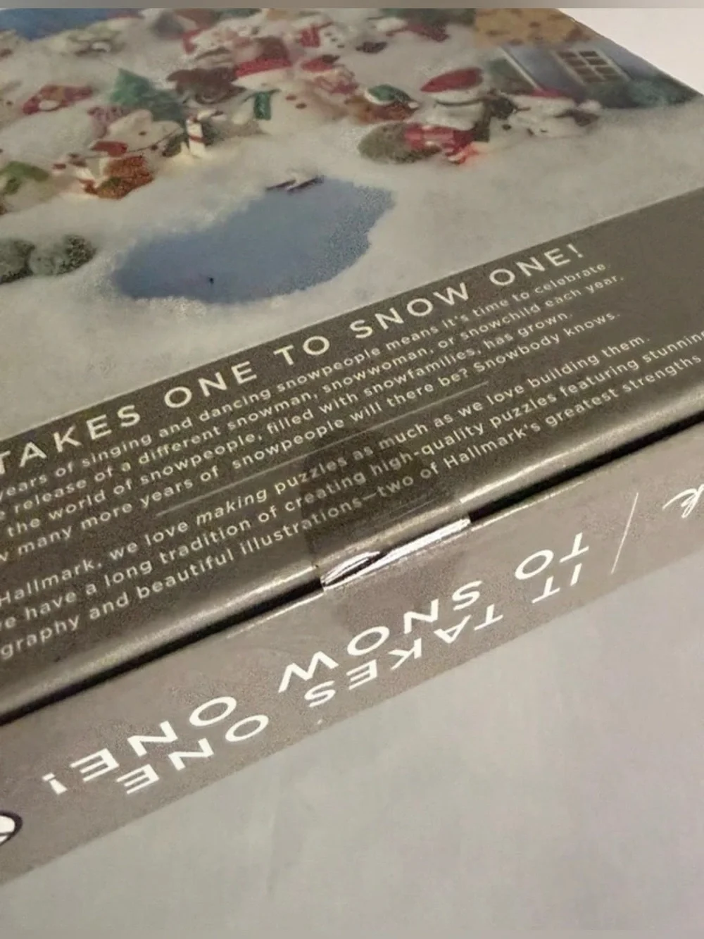 Hallmark It Takes One To Snow One 1000 Piece Christmas Jigsaw Puzzle